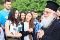 Επίσκεψη του Αρχιεπισκόπου Αλβανίας στην Αμερικανική Γεωργική Σχολή