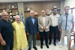 Επίσκεψη Αντιπροέδρου Ευρωπαϊκού Κοινοβουλίου Δημήτρη Παπαδημούλη στον Δήμαρχο Κιλκίς