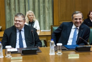 Συνάντηση Σαμαρά - Βενιζέλου την Τετάρτη στις 18:00