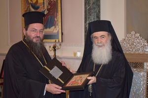 Στους Αγίους Τόπους ο Κιλκισίου κ. Βαρθολομαίος. Συνάντηση με τον Μακαριώτατο Πατριάρχη Ιεροσολύμων