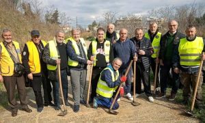 Ο Γ. Φεστερίδης σε εθελοντική δενδροφύτευση στην Αγ. Τριάδα