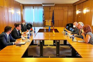 Συνάντηση του ΥπΑΑΤ, Γ. Γεωργαντά με τον πρεσβευτή της Γερμανίας