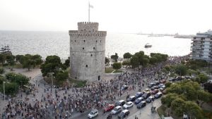 Θεσσαλονίκη: Συγκέντρωση αντιεμβολιαστών σήμερα στον Λευκό Πύργο