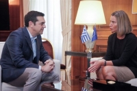 Οι σχέσεις με την Τουρκία στο τραπέζι Τσίπρα και Μογκερίνι