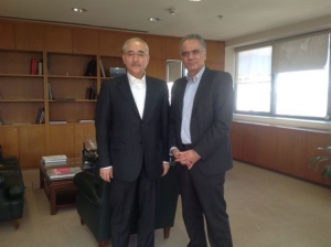 Συνάντηση Σκουρλέτη με τον αναπληρωτή υπουργό Πετρελαίου του Ιράν