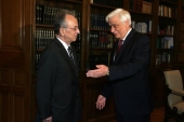 Με τον πρώην πρόεδρο της Βουλής Δ.Σιούφα συναντήθηκε ο Πρ.Παυλόπουλος