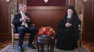 Συνάντηση Οικουμενικού Πατριάρχη με τον Πρόεδρο του Μαυροβουνίου