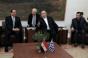 Με τον πρόεδρο της Βουλής συναντήθηκε ο Αλ Σίσι