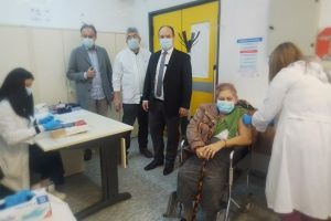 Επιτόπια θεώρηση Δημάρχου Κιλκίς στα εμβολιαστικά κέντρα των ΚΥ Δροσάτου και Κιλκίς για την πρόοδο των εμβολιασμών