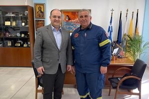 Αποχαιρετιστήρια συνάντηση απερχόμενου Διοικητή Π.Υ. Κιλκίς με τον Δήμαρχο Κιλκίς