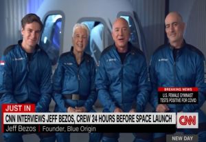 Τζεφ Μπέζος: Πετάει αύριο στο διάστημα με το New Shepard