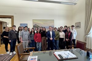 Ο Γεώργιος Γεωργαντάς υποδέχθηκε στη Βουλή τους μαθητές και τις μαθήτριες του 2ου Πειραματικού Λυκείου Κιλκίς