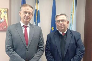 Ο νέος γραμματέας αποκεντρωμένης διοίκησης Μακεδονίας-Θράκης Δημήτριος Γαλαμάτης επισκέφτηκε τον Δήμαρχο Παιονίας