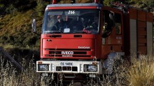 Κλιμάκιο της διεύθυνσης Αντιμετώπισης Εγκλημάτων Εμπρησμού στον Έβρο