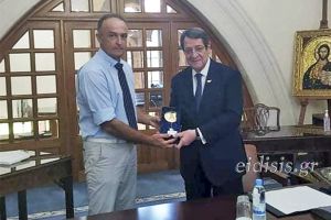 Με τον Πρόεδρο της Κύπρου Ν. Αναστασιάδη τα μέλη της αντιπροσωπείας του Δήμου Κιλκίς