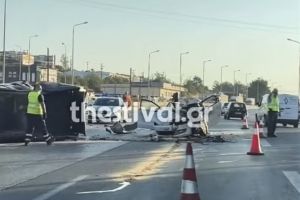 Σοκαριστικό τροχαίο στο Δερβένι Θεσσαλονίκης με νεκρό έναν 24χρονο από την Αξιούπολη Κιλκίς