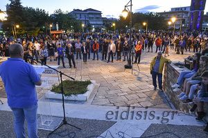 Ηχηρό μήνυμα έστειλε το πλήθος των πολιτών στο Πολύκαστρο