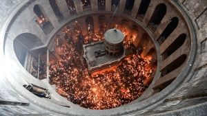 Σημαντική τελετή αφής του Αγίου Φωτός στα Ιεροσόλυμα