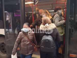 ΟΑΣΘ: Απελπισία και συνωστισμός για ακόμη μια φορά (pics)