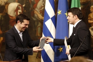«Χλιαρές» παραινέσεις Ρέντσι σε Τσίπρα