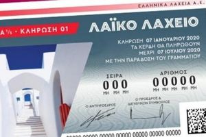Το Λαϊκό Λαχείο μοίρασε περισσότερα από 4,5 εκατ. ευρώ τον Αύγουστο