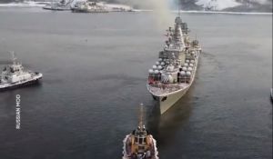 Ρωσικές κορβέτες σε επίδειξη ισχύος – Δείτε Βίντεο