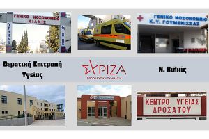 Σύριζα Κιλκίς: Μεγεθύνονται τα προβλήματα στον χώρο της υγείας στο ν. Κιλκίς