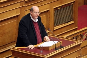 Φίλης: Θέτει θέματα πλειστηριασμών, πλεονασμάτων και συντάξεων
