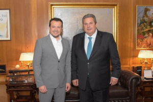 Συνάντηση Καμμένου - Παππά για το ελληνικό διαστημικό πρόγραμμα