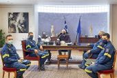 Εθιμοτυπική επίσκεψη στελεχών της Πυροσβεστικής στον Αντιπεριφερειάρχη Κιλκίς