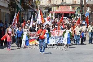 Πρωτομαγιάτικη συγκέντρωση στο Κιλκίς: Μαζική του ΠΑΜΕ Απογοητευτική του ΕΚΚ