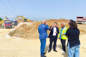 Σε πλήρη εξέλιξη οι εργασίες στον οδικό άξονα Νέας Σάντας – Ασσήρου / Αυτοψία Γεωργαντά και Βεργίδη
