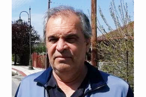 Ο Κώστας Στεργίδης με τον Κώστα Σιωνίδη στο δήμο Παιονίας