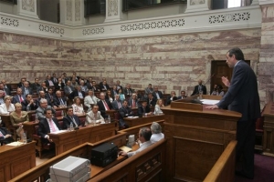 Σαμαράς στην ΚΟ της ΝΔ: Οποιος θέλει να θέσει θέμα προέδρου ας το κάνει - Δεν εγκαταλείπω τη μάχη