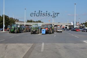 Οι αγρότες Κιλκίς - Παιονίας ενισχυμένοι από την Πέλλα. Έκλεισαν για δυο ώρες οι Εύζωνοι