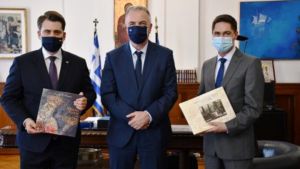 Ο υφυπουργός Μακεδονίας-Θράκης Στ. Καλαφάτης συναντήθηκε με τους προξένους της Πολωνίας και της Γεωργίας