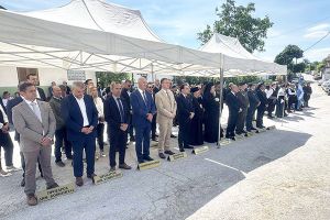 Ο Αντιπεριφερειάρχης Ανδρέας Βεργίδης στην εκδήλωση εορτασμού της 106ης επετείου της Μάχης του Σκρα