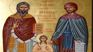 Οι τρεις Νεοφανείς Άγιοι, Ραφαήλ, Νικόλαος και Ειρήνη. Ιατροί σώματος και ψυχής!