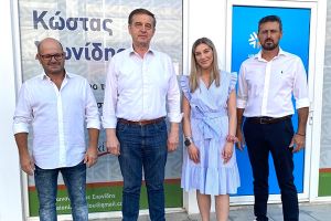 Υποψήφιοι με την "Παιονία της Προόδου": Σοφία Χατζηστογιάννη, Νίκος Τιρεκίδης και Χρήστος Κολιώνης