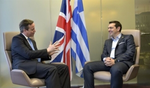 Τηλεφωνική συνομιλία με τον Ντέιβιντ Κάμερον είχε ο Αλέξης Τσίπρας