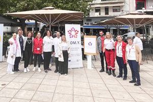 Ικανοποιητικό ενδιαφέρον για τη μέτρηση της αρτηριακής πίεσης στην πλατεία Ειρήνης Κιλκίς