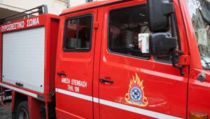Φωτιά σε αποθήκη με ανακυκλώσιμα υλικά στα Διαβατά
