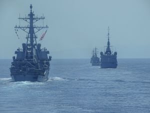 Κρήτη: Συνεκπαίδευση φρεγάτας ΕΛΛΗ με βρετανικό αντιτορπυλικό νοτιοδυτικά του νησιού