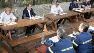 Μητσοτάκης σε Πυροσβεστική: Η αποφυγή συνωστισμού είναι ευθύνη των πολιτών