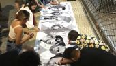 Θεσσαλονίκη: Δώρο τοιχογραφία στην πόλη από νέους, εμπνευσμένη από την πανδημία