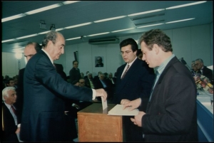 Κώστας Μητσοτάκης συναντά Πάνο Καμμένο στην Αραβαντινού