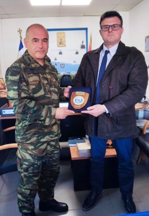 Στον νέο ταξίαρχο της 71ης Ταξιαρχίας αντιπροσωπεία της Ένωσης Στρατιωτικών