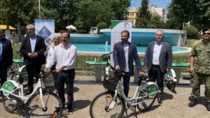 Σέρρες: Έγιναν τα εγκαίνια του νέου συστήματος κοινόχρηστων ποδηλάτων