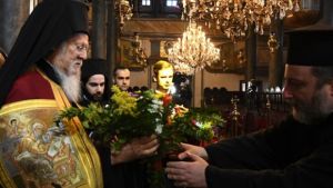 Η Ακολουθία του Νυμφίου - Κυριακή των Βαΐων στο Οικουμενικό Πατριαρχείο (vid, pics)