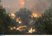 Πύρινα μέτωπα σε Λέσβο, Χίο και Ρέθυμνο
